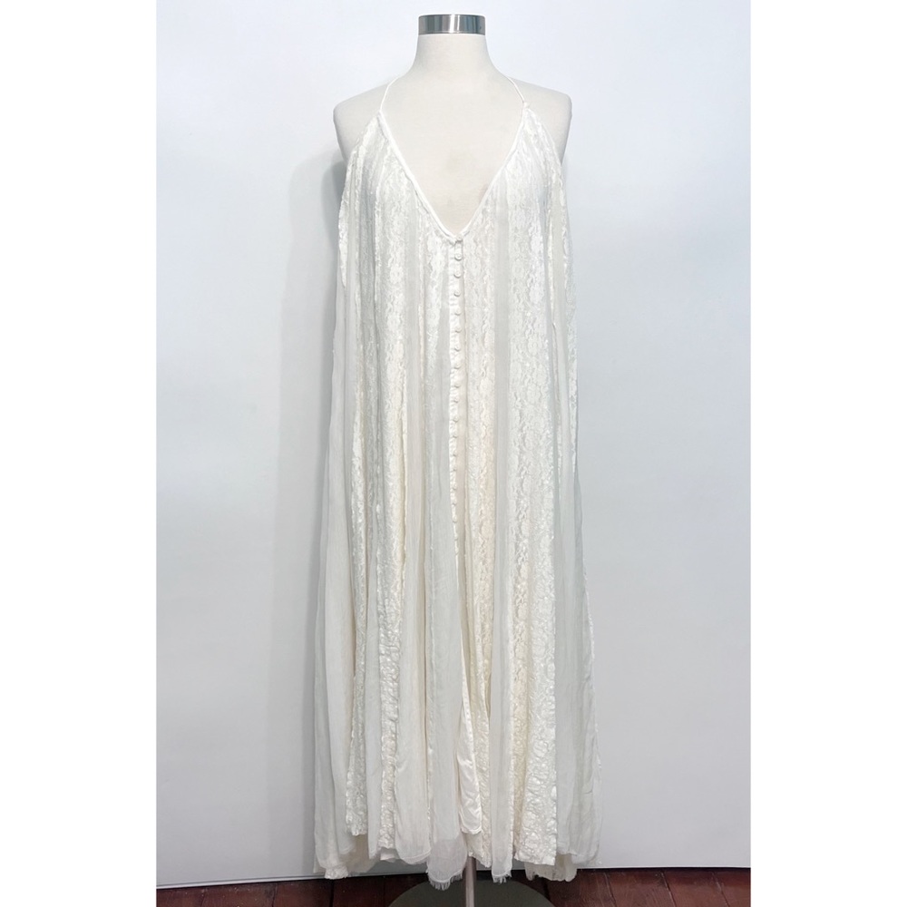free people | sweet sea maxi dress ivory lace strappy s - Picture 3 of 12